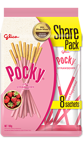 Pocky Strawberry Family Pack