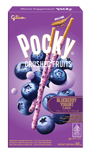 百奇果碎蓝莓酸奶味装饰饼干