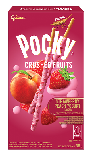 百奇果碎草莓桃子酸奶味装饰饼干