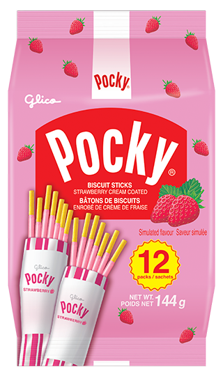 Pocky Strawberry Family Pack (144g)