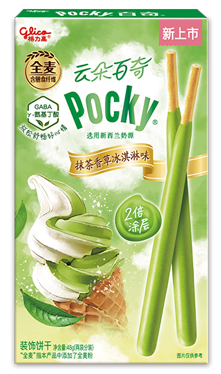 48g Relax Pocky Matcha ice cream Covered Biscuit Sticks (Coating Type)