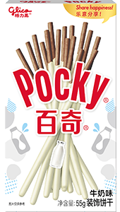 60g  Pocky Milk Cream Covered Biscuit Sticks (Coating Type)