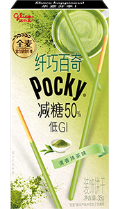35g Pocky Slim Macha Cream Covered Biscuit Sticks（Coating Type）