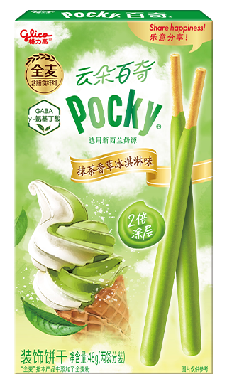 48g Relax Pocky Matcha ice cream Covered Biscuit Sticks (Coating Type)