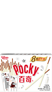 Pocky Milk (Eight packets)
