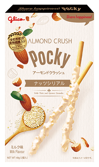 Almond Crush Pocky Milk Biscuit Stick