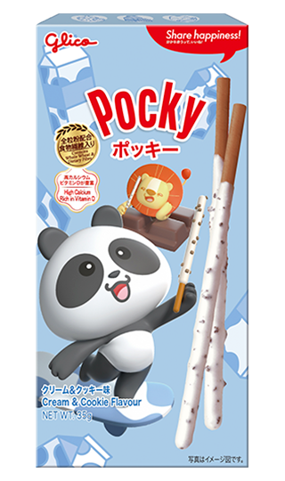 Mini Pocky Cream & Cookie Flavour Biscuit Stick 