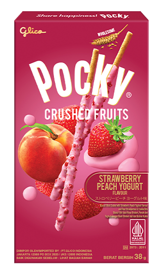 百奇果碎草莓桃子酸奶味装饰饼干