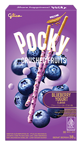 百奇果碎蓝莓酸奶味装饰饼干