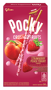 百奇果碎草莓桃子酸奶味装饰饼干