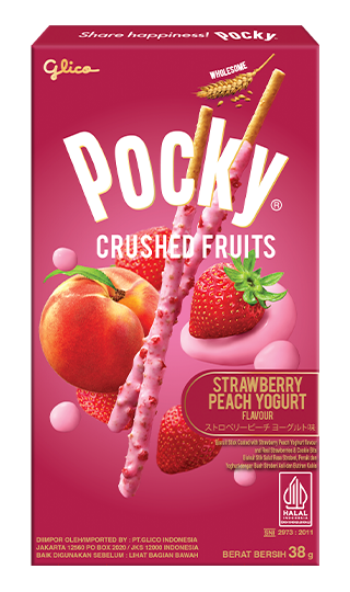 Pocky Crushed Fruits Strawberry Peach Yoghurt