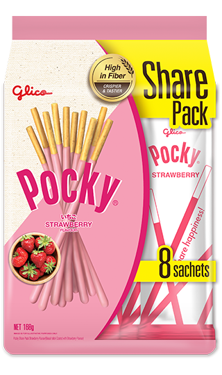 Pocky Share Pack Strawberry Flavour