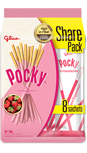 Pocky Share Pack Strawberry Flavour