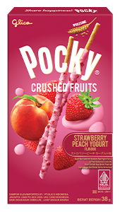 Pocky Crushed Fruits Strawberry Peach Yoghurt