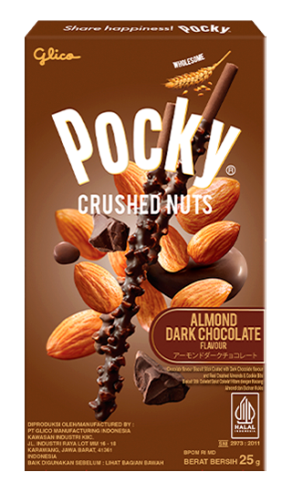 Pocky Crushed Nuts Almond Dark Chocolate
