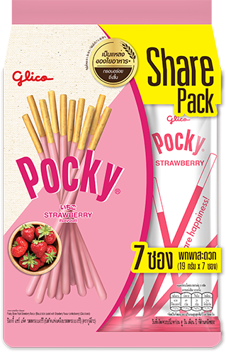 Pocky Family Pack Strawberry Flavour