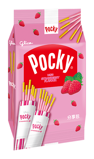 Pocky Strawberry Family Pack