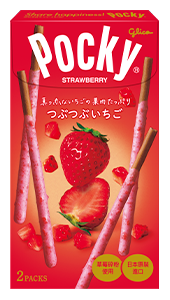  Pocky Tsubu Tsubu Strawberry Biscuit Stick