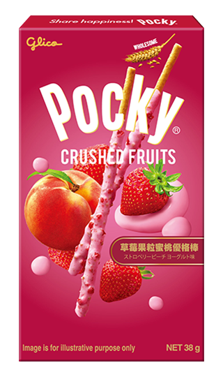 Pocky 百奇 草莓果粒蜜桃優格棒