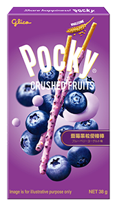 百奇果碎蓝莓酸奶味装饰饼干