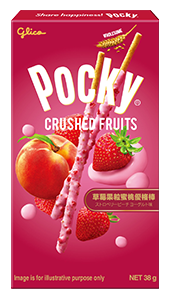 百奇果碎草莓桃子酸奶味装饰饼干