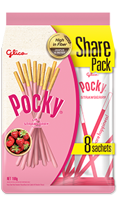 Pocky Share Pack Strawberry Flavour