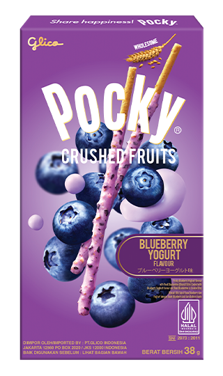 Pocky Crushed Fruits Blueberry Yoghurt｜EZAKI GLICO Pocky