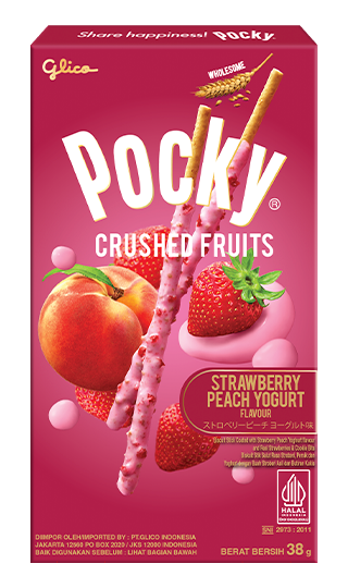 Pocky Crushed Fruits Strawberry Peach Yoghurt