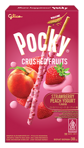 Pocky Crushed Fruits Strawberry Peach Yoghurt